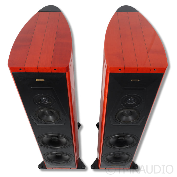 Sonus Faber Amati Homage Anniversario Floorstanding Speakers; Rosso Violino