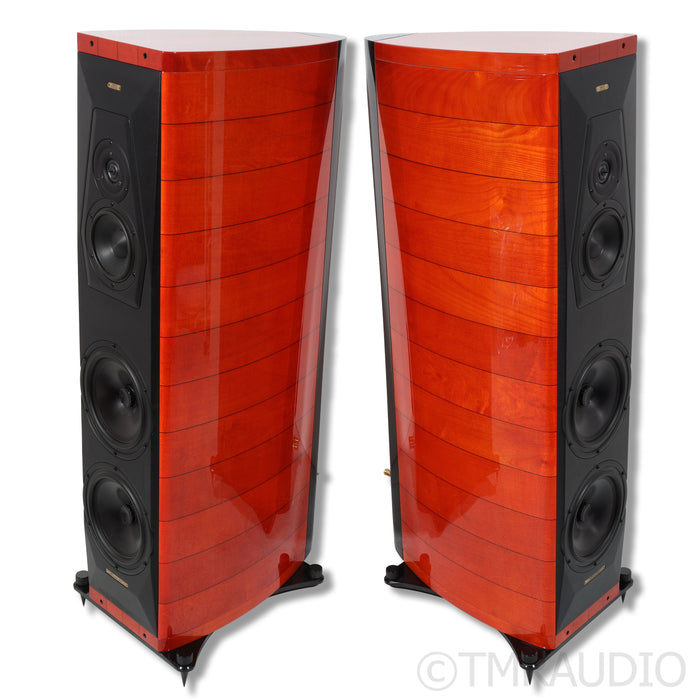 Sonus Faber Amati Homage Anniversario Floorstanding Speakers; Rosso Violino
