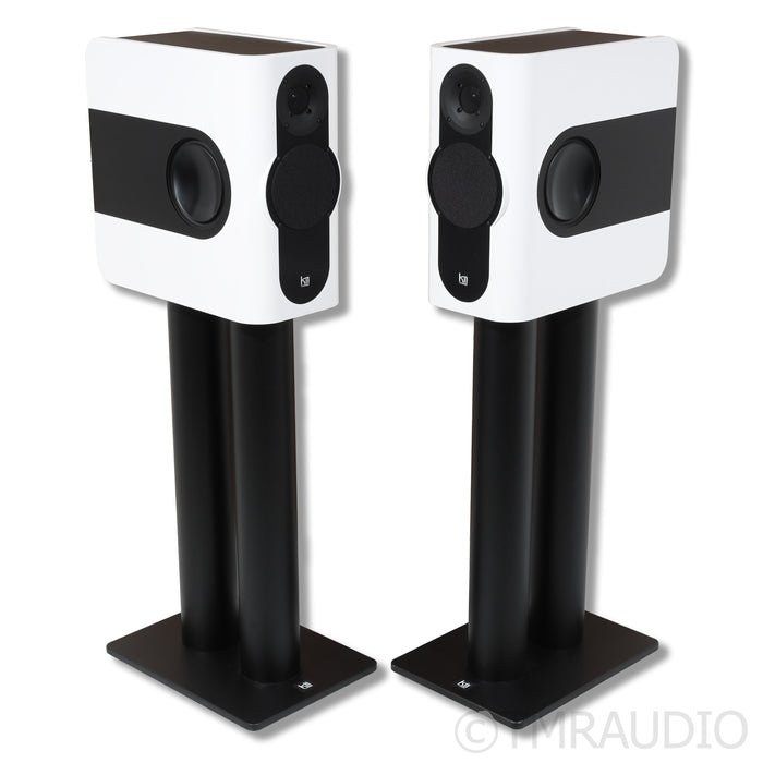 Kii Three Powered Bookshelf Speaker Pair w/ Dedicated Stands & Control Module
