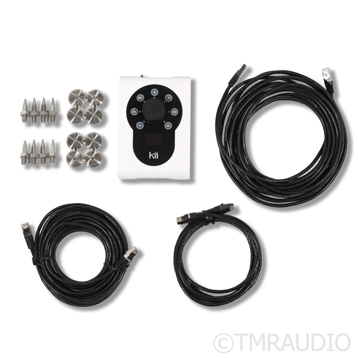 Kii Three Powered Bookshelf Speaker Pair w/ Dedicated Stands & Control Module