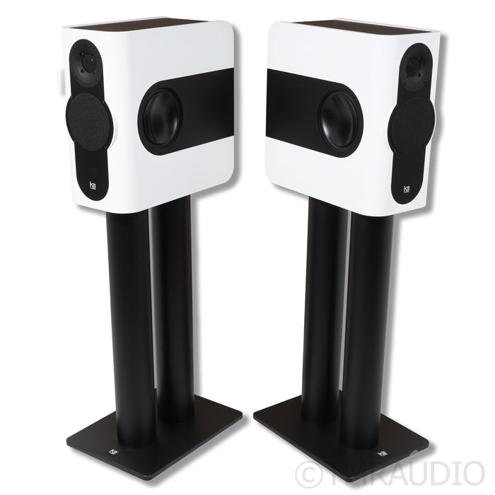 Kii Three Powered Bookshelf Speaker Pair w/ Dedicated Stands & Control Module
