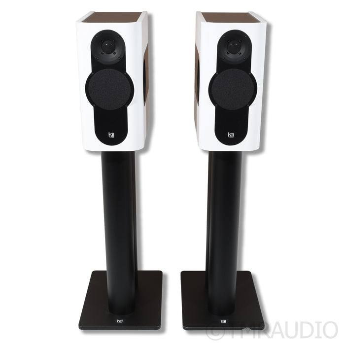 Kii Three Powered Bookshelf Speaker Pair w/ Dedicated Stands & Control Module