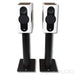 Kii Three Powered Bookshelf Speaker Pair w/ Dedicated Stands & Control Module