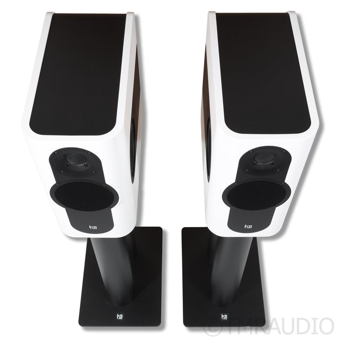 Kii Three Powered Bookshelf Speaker Pair w/ Dedicated Stands & Control Module