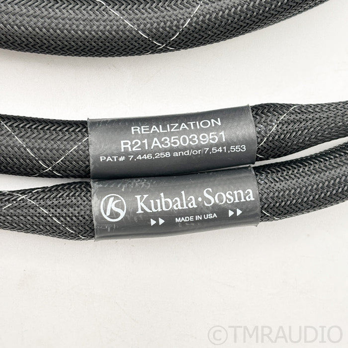Kubala-Sosna Realization RCA Interconnects; 2.5m Pair