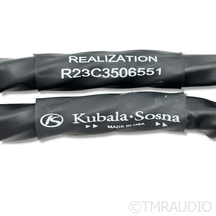 Kubala-Sosna Realization Bi-Wire Jumper Cables; 12in Set of Four