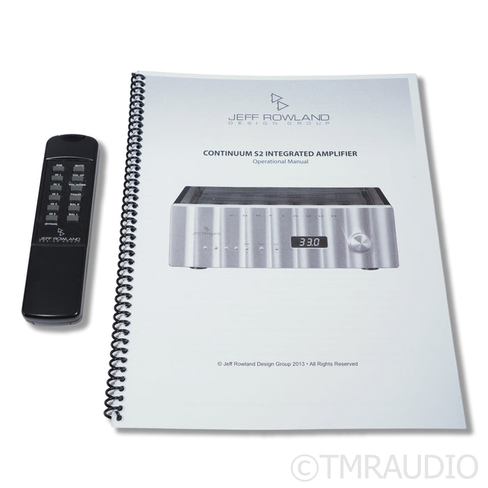Jeff Rowland Design Continuum S2 Stereo Integrated Amplifier