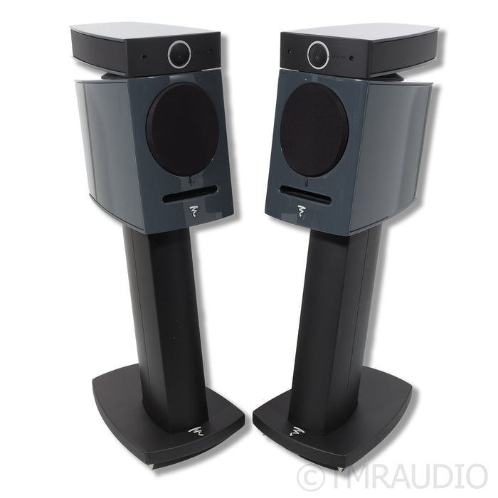 Focal Diablo Utopia Colour Evo Bookshelf Speakers w/Stands; Ash Gray
