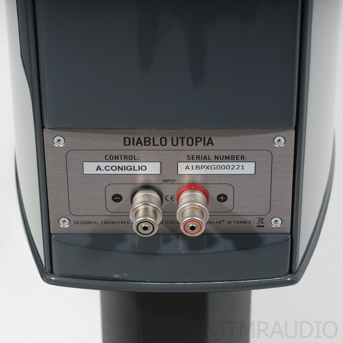 Focal Diablo Utopia Colour Evo Bookshelf Speakers w/Stands; Ash Gray