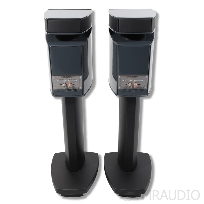 Focal Diablo Utopia Colour Evo Bookshelf Speakers w/Stands; Ash Gray