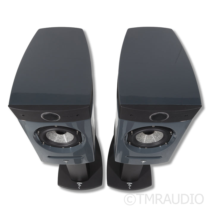 Focal Diablo Utopia Colour Evo Bookshelf Speakers w/Stands; Ash Gray