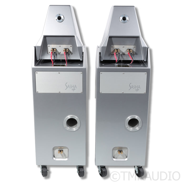 Wilson Audio Sasha W/P Series 1 Speakers; Argento Silver w/ Parchment Grilles