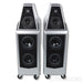 Wilson Audio Sasha W/P Series 1 Speakers; Argento Silver w/ Parchment Grilles