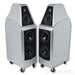 Wilson Audio Sasha W/P Series 1 Speakers; Argento Silver w/ Parchment Grilles