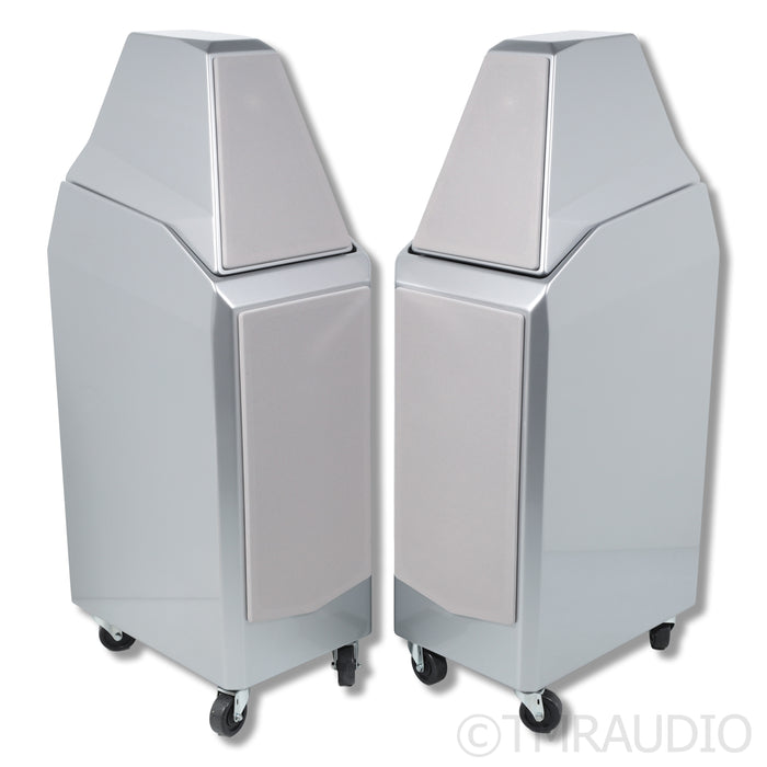 Wilson Audio Sasha W/P Series 1 Speakers; Argento Silver w/ Parchment Grilles