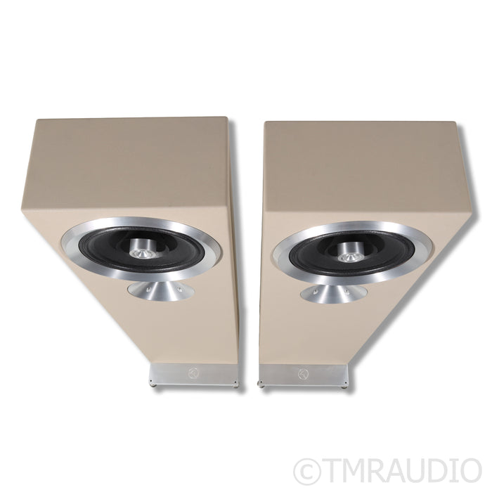 Zu Audio Druid 6 Floorstanding Speakers; Cosmic Latte Pair