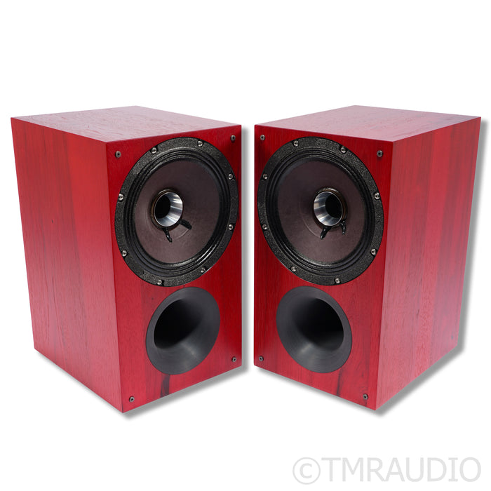 Zu Audio Method Mk. I Bookshelf Speakers; Ruby Red Hickory Pair