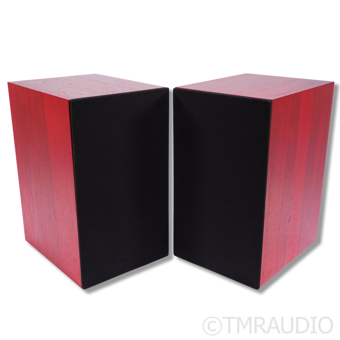 Zu Audio Method Mk. I Bookshelf Speakers; Ruby Red Hickory Pair