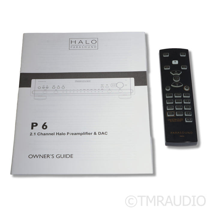 Parasound Halo P6 Stereo Preamplifier w/ MM & MC Phono