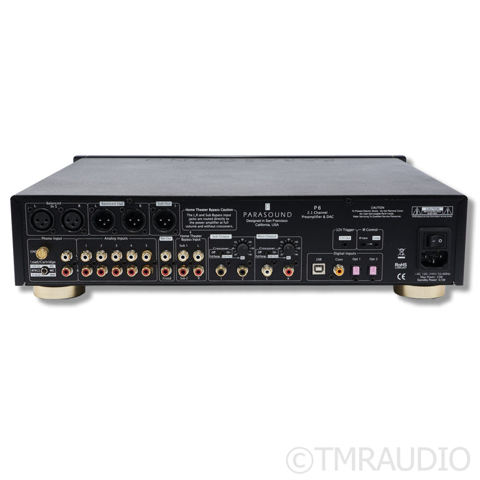 Parasound Halo P6 Stereo Preamplifier w/ MM & MC Phono