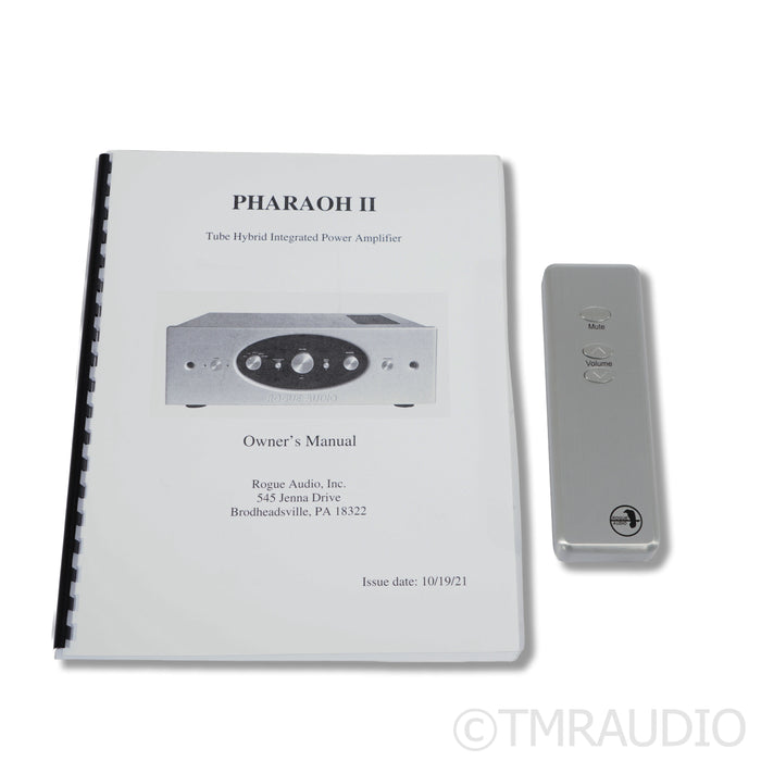 Rogue Audio Pharaoh II Hybrid Integrated Amplifier; MM/MC Phono; Headphone Amp