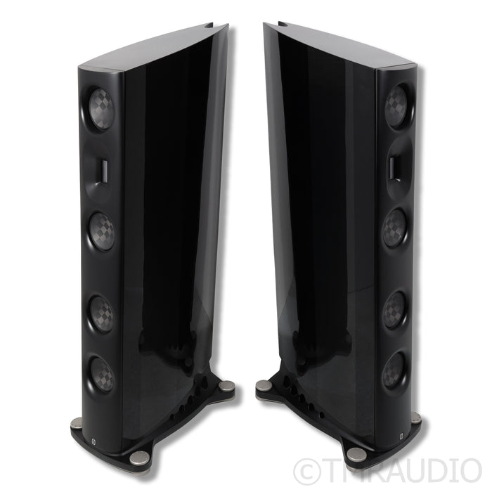 Borresen C3 Floorstanding Speakers; High Gloss Black Pair (Mint / Low Hours)
