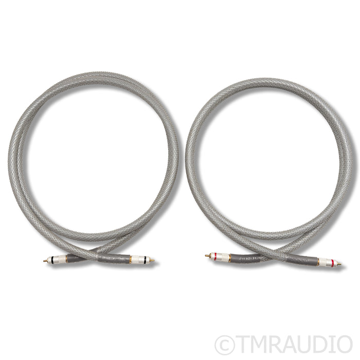 Acoustic Zen Silver Reference II RCA Interconnects; 2m Pair