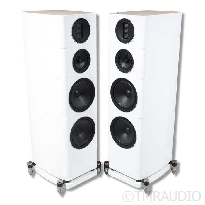 Wharfedale Elysian 4 Floorstanding Speakers; Gloss White
