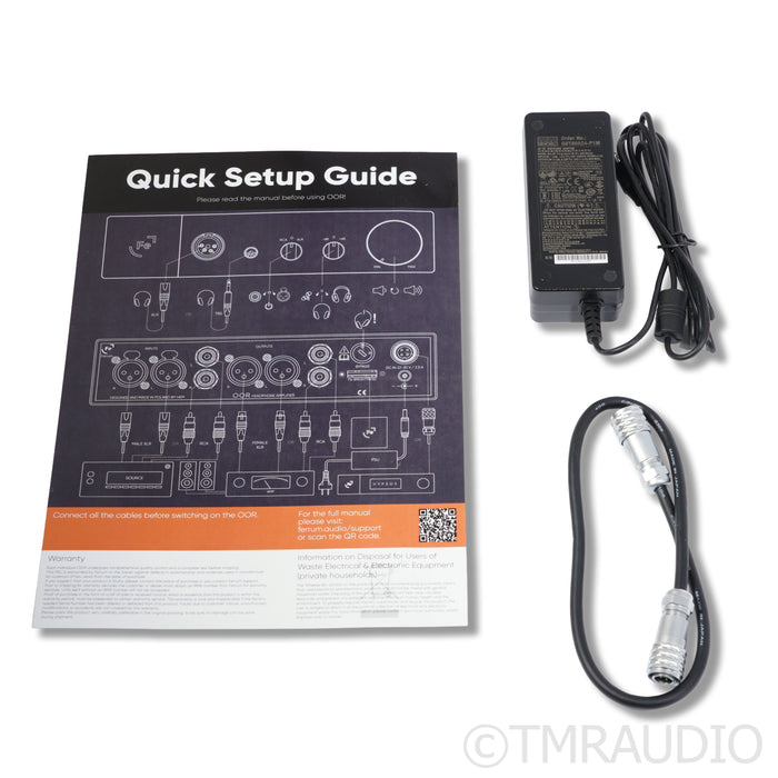 Ferrum Audio OOR Headphone Amplifier w/ Hypsos Power Supply (1/1)