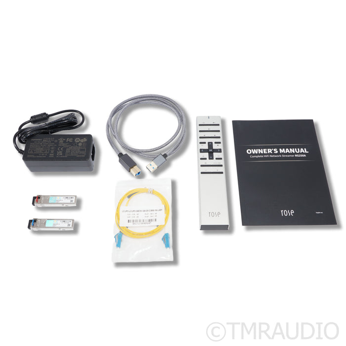 HiFi Rose RS250A Music Streamer w/ RSA720 USB Fiber Optical Hub