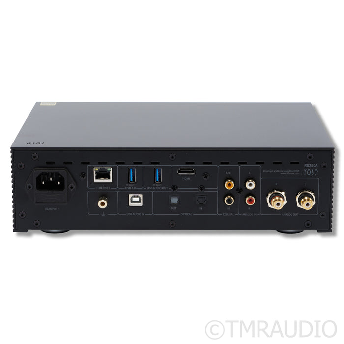 HiFi Rose RS250A Music Streamer w/ RSA720 USB Fiber Optical Hub