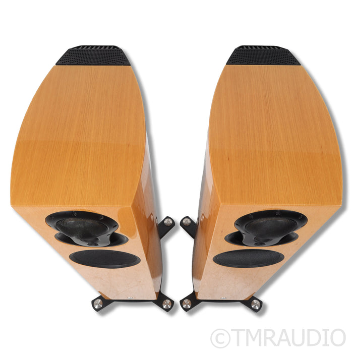 Linn Akubarik Active Floorstanding Speakers; Gloss Oak