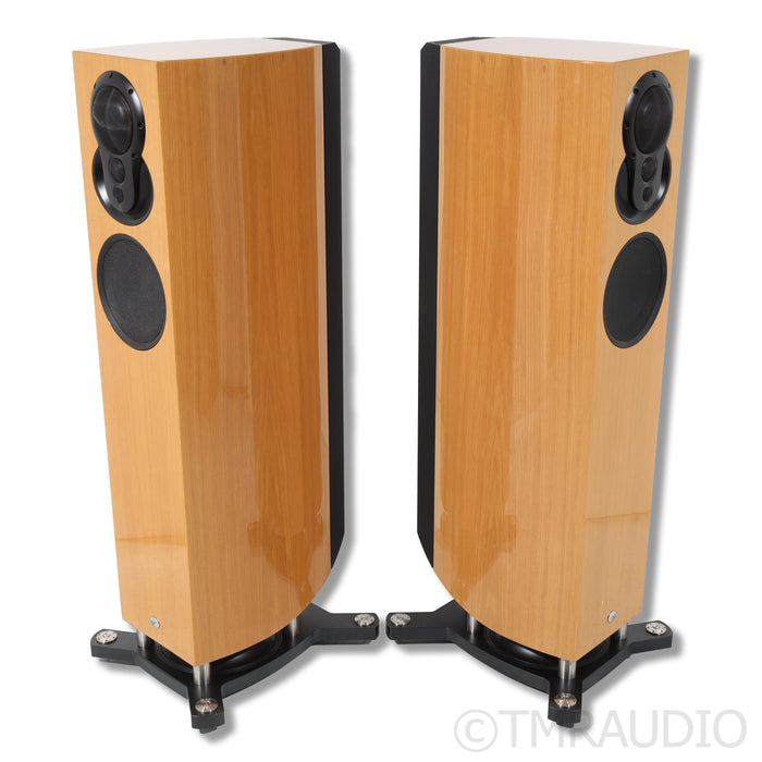 Linn Akubarik Active Floorstanding Speakers; Gloss Oak