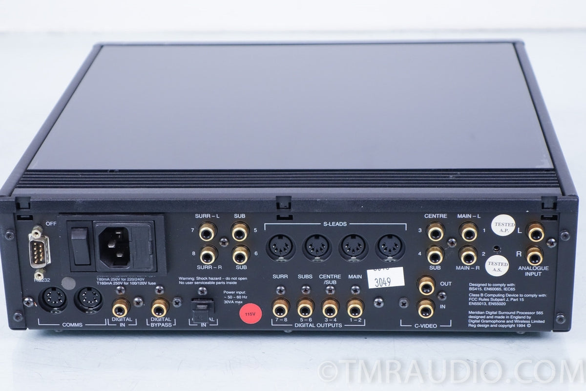 Meridian 565 Digital Surround Processor / Preamplifier — The Music Room