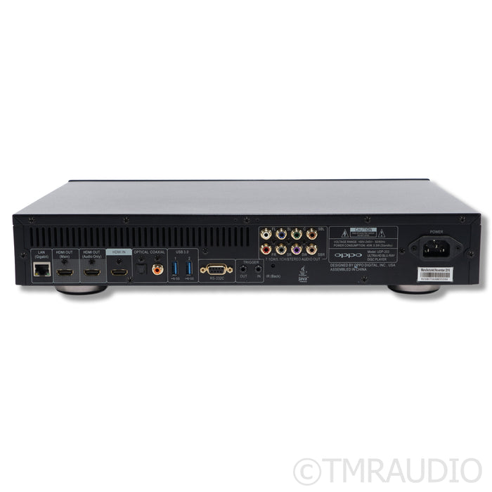 Oppo UDP-203 UltraHD Universal Blu-ray Player; CD / SACD