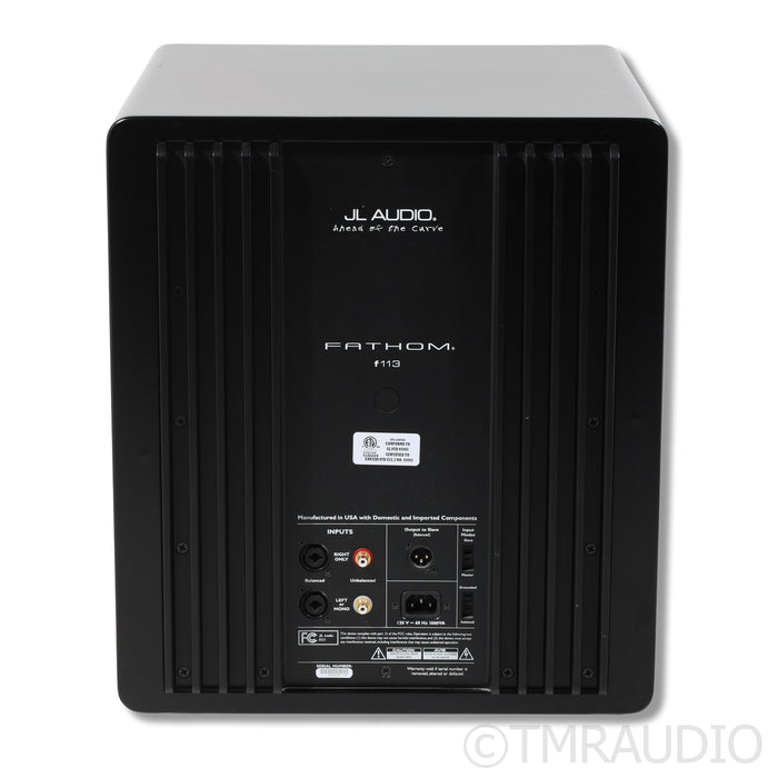 JL Audio Fathom F112 v1 12" Powered Subwoofer; Satin Black