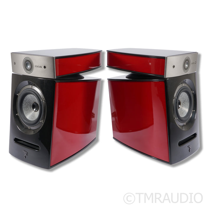 Focal Diablo Utopia III Bookshelf Speakers; Red