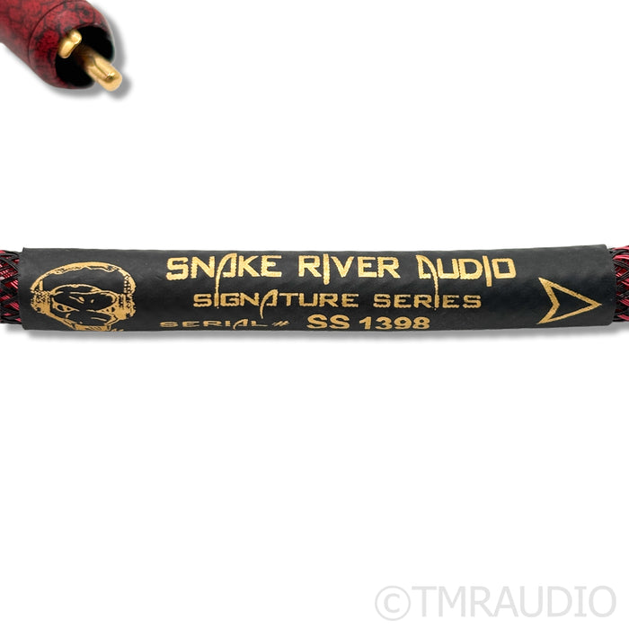 Snake River Audio Signature Series RCA Interconnects; 1m Pair