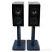 KEF R3 Meta Bookshelf Speakers w/ Indigo Blue Stands