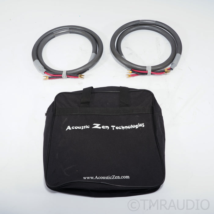 Acoustic Zen Satori Speaker Cables; 6ft Pair