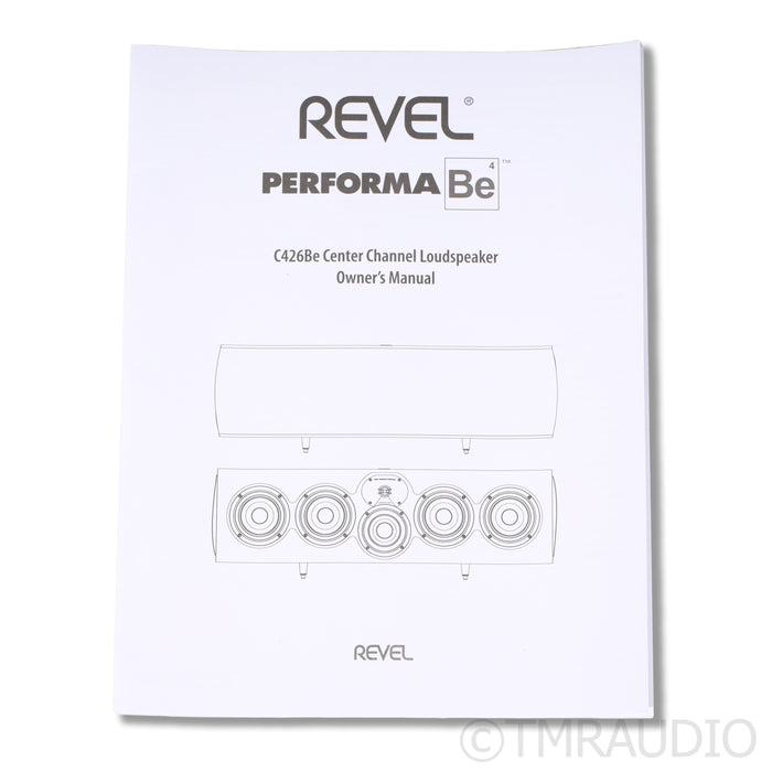 Revel PerformaBe C426BE Center Channel Speaker; White