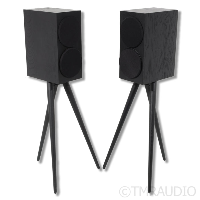 Buchardt Audio E50 Bookshelf Speakers w/ Stands; Black