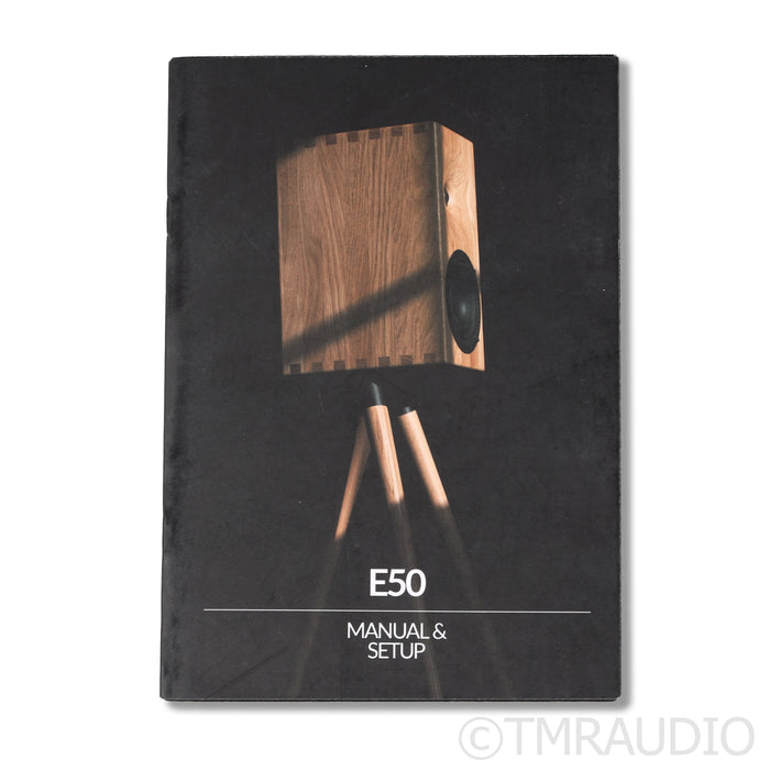 Buchardt Audio E50 Bookshelf Speakers w/ Stands; Black
