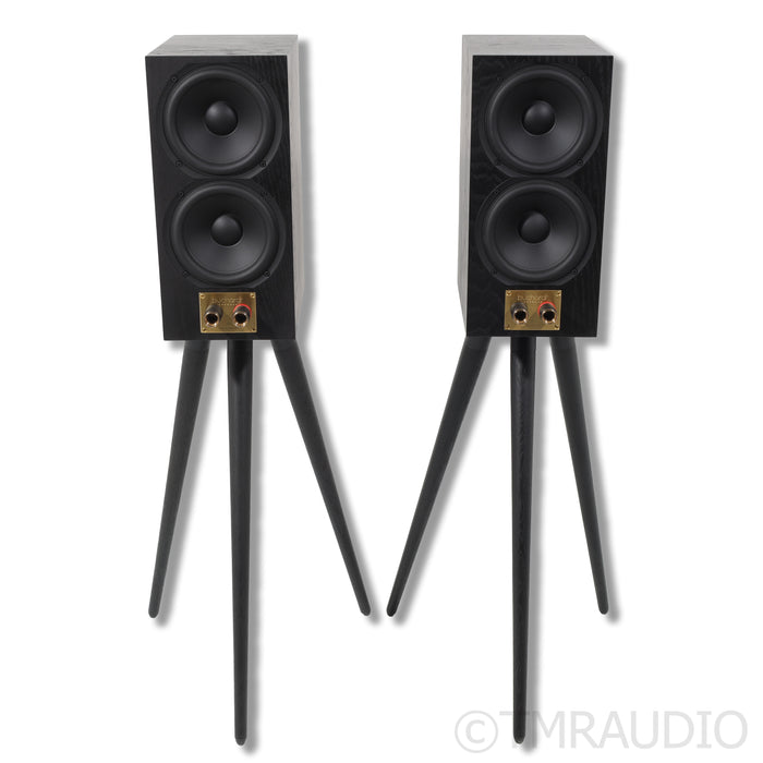 Buchardt Audio E50 Bookshelf Speakers w/ Stands; Black