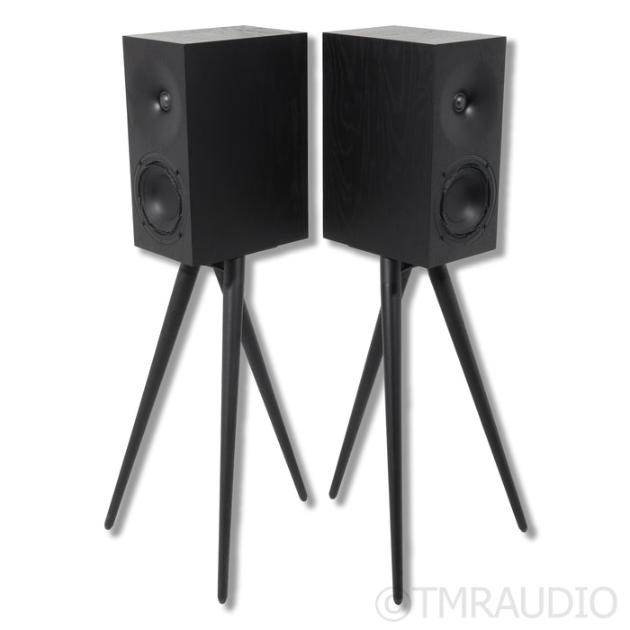 Buchardt Audio E50 Bookshelf Speakers w/ Stands; Black