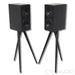 Buchardt Audio E50 Bookshelf Speakers w/ Stands; Black