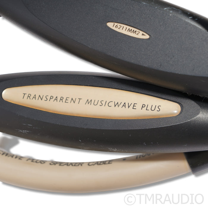 Transparent Audio MusicWave Plus Speaker Cables; 8ft Pair