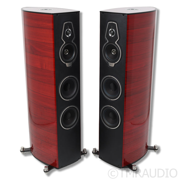 Sonus Faber Serafino Tradition G1 Floorstanding Speakers; Red Lacquer