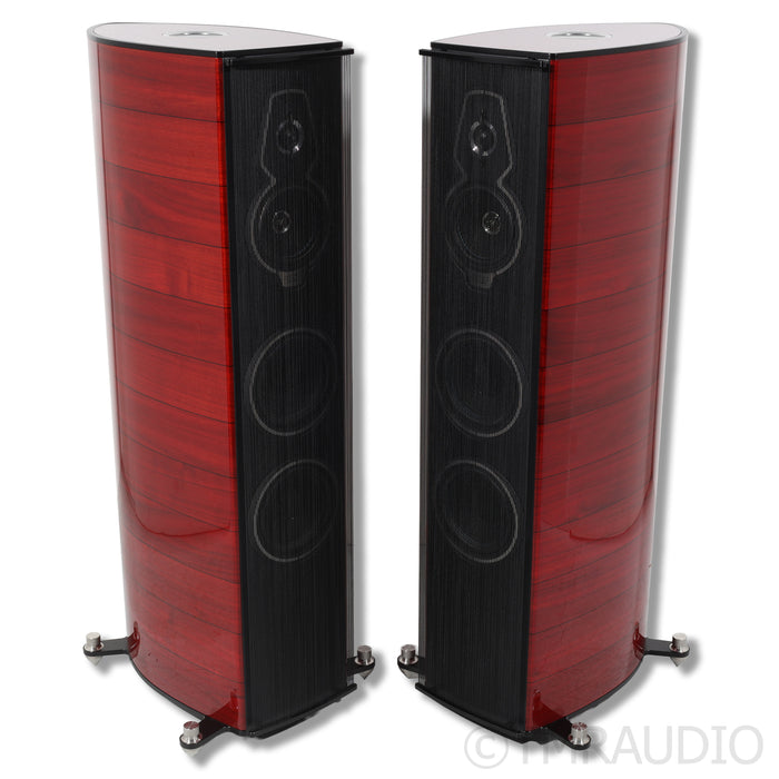 Sonus Faber Serafino Tradition G1 Floorstanding Speakers; Red Lacquer