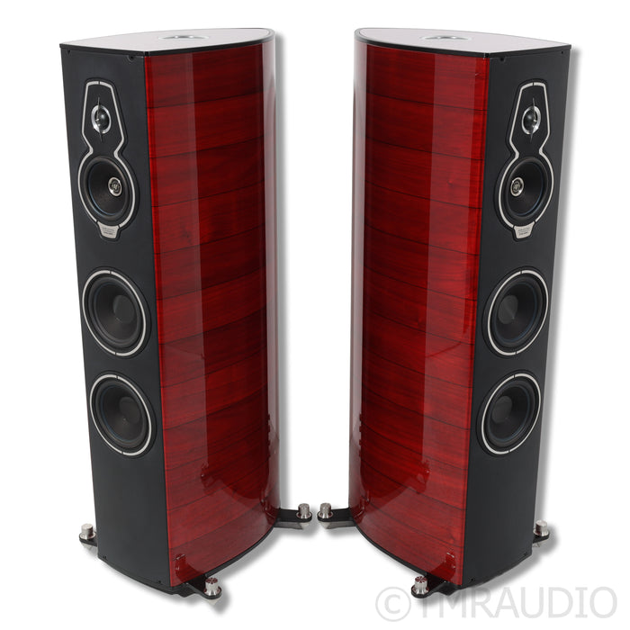 Sonus Faber Serafino Tradition G1 Floorstanding Speakers; Red Lacquer